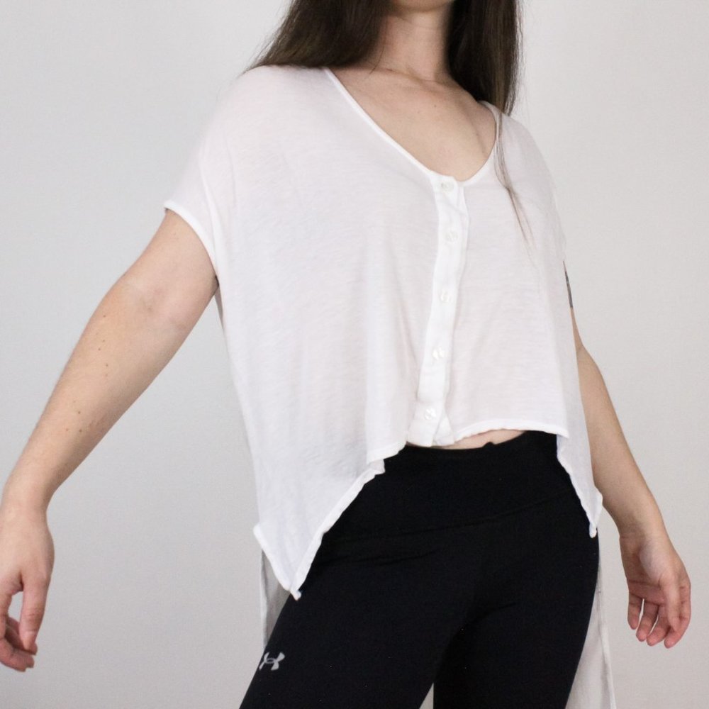 *Freeloader White Highlow T Shirt